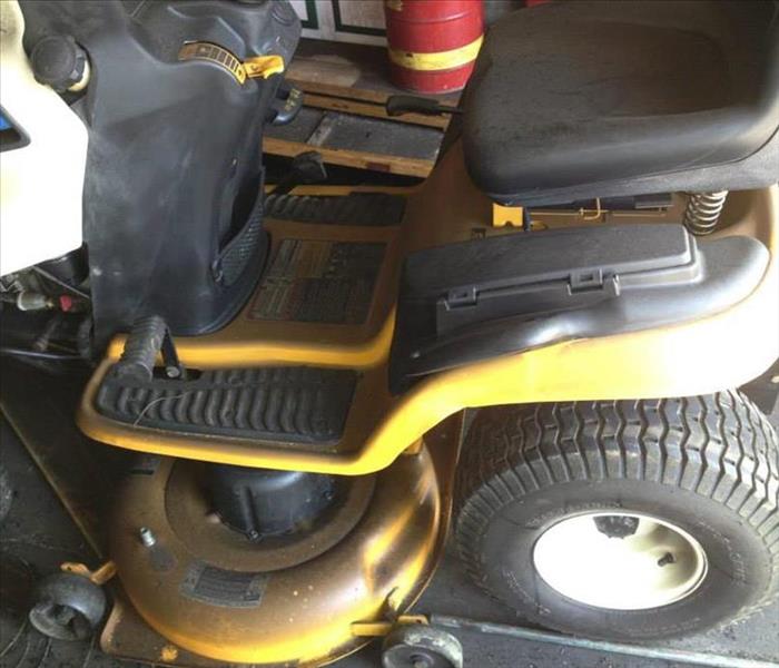 Before photo of a Cub Cadet involved in a fire damage Toledo, Ohio